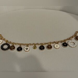 Bag Charm with Upcycled LV charms